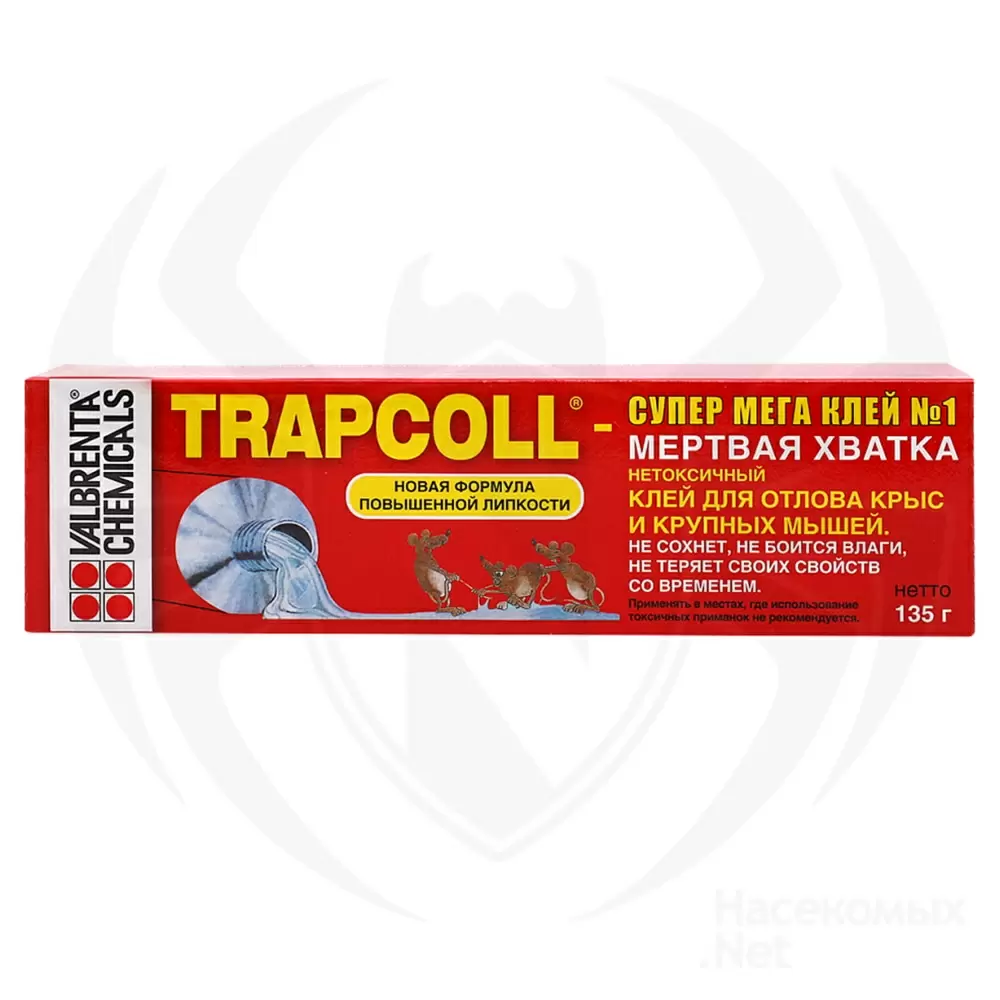 Trapcoll (Трапколл) клей от грызунов, крыс и мышей, 135 г